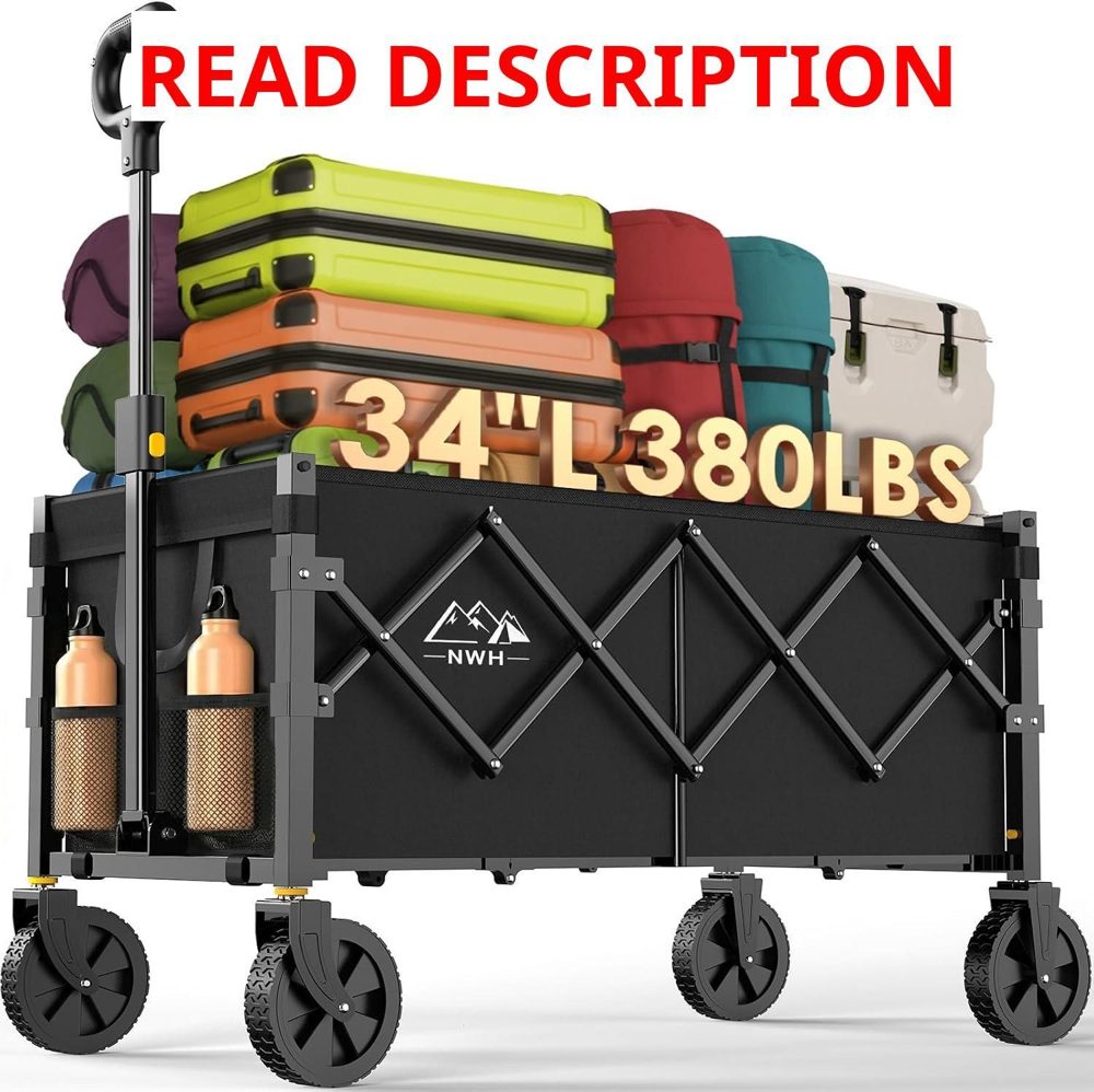 NWH 34' Collapsible Wagon 480lb Capacity