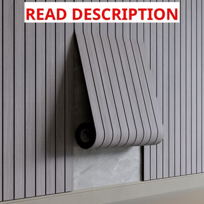 YU LI 3D Peel & Stick Slat Panel 118"x15.75"
