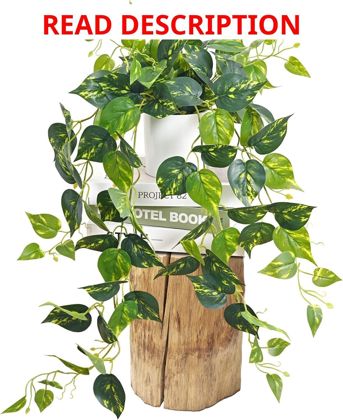 Fake Pothos Hanging Vines 34" 1pc