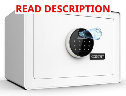 Goldenkey Jewelry Safe with Fingerprint Lock