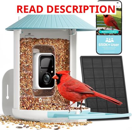 NETVUE Bird Feeder with 2K AI Camera Solar