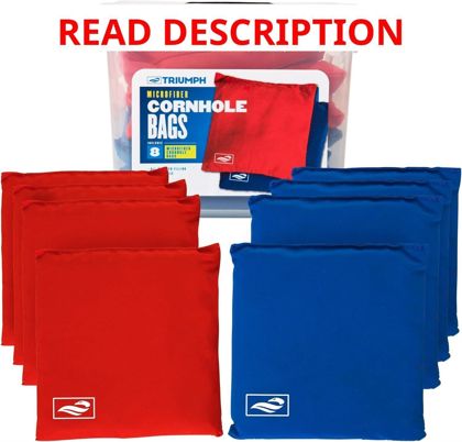 Triumph Cornhole Bag Set with 8 12.5oz Bags