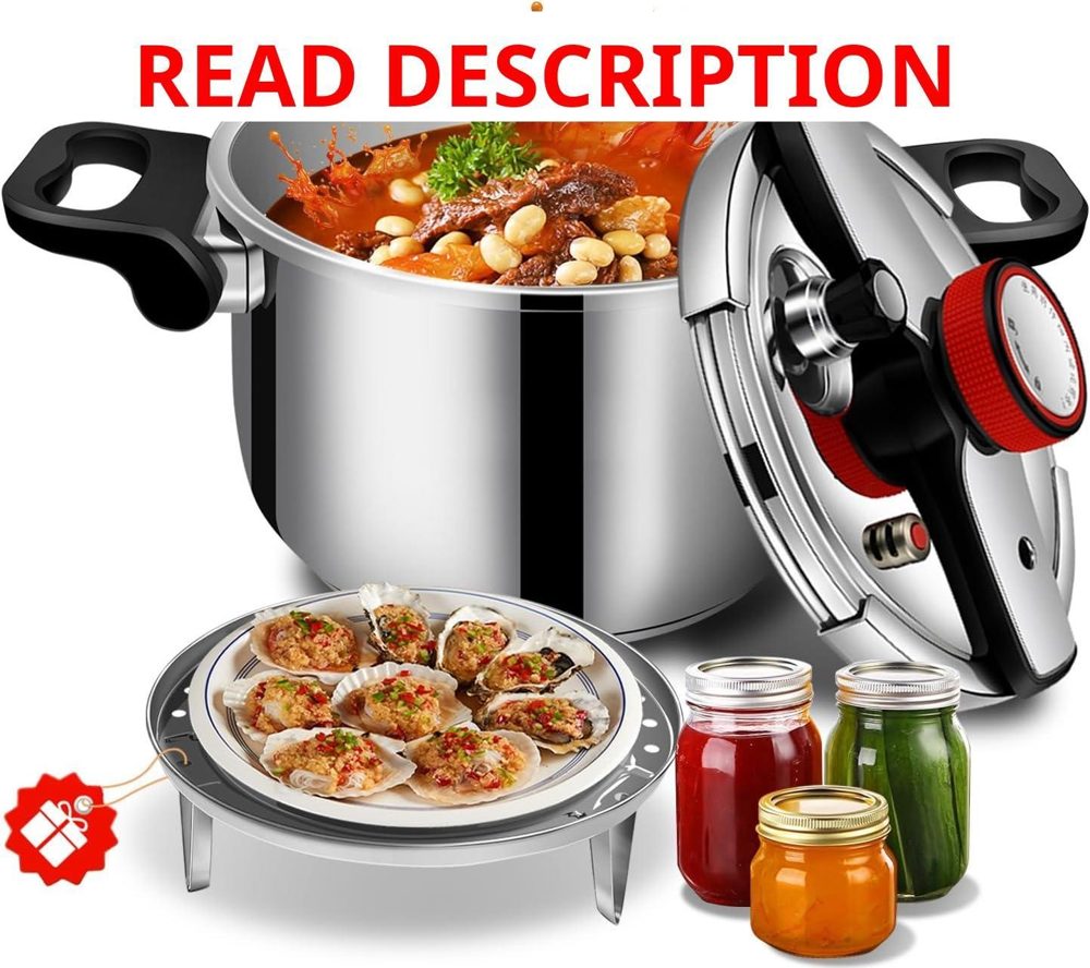 Stainless 12 Qt Pressure Cooker for Canning