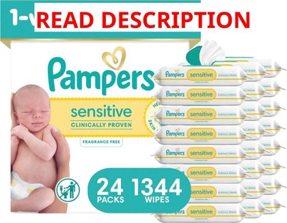 Pampers Sensitive Wipes Fragrance Free