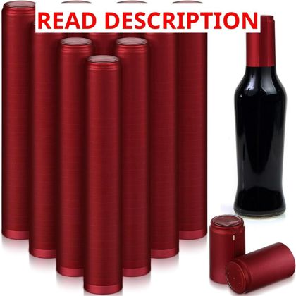 Zonon 200 Pcs PVC Heat Shrink Capsules 28x50mm