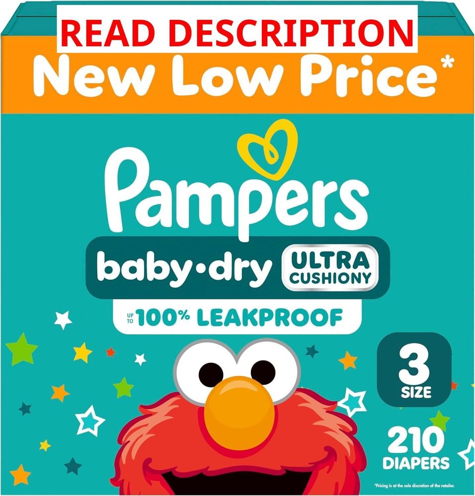 Pampers Baby Dry Diapers Size 3 210 ct