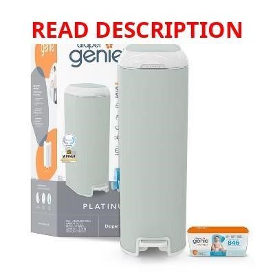 Diaper Genie Platinum Pail - Green