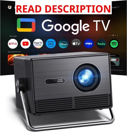 Google TV Outdoor Projector 4K with Bluetooth