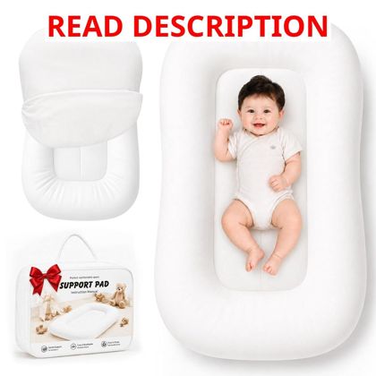Baby Lounger for Newborns - Cloud White