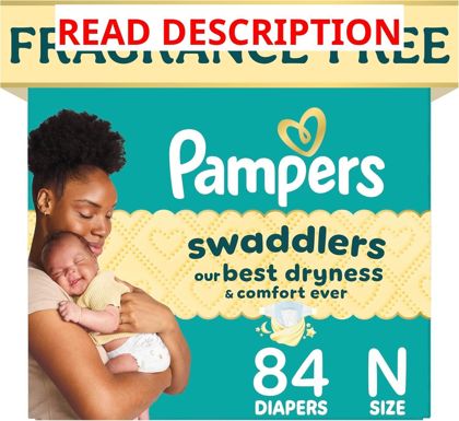 Pampers Swaddlers Newborn Diapers 84 ct