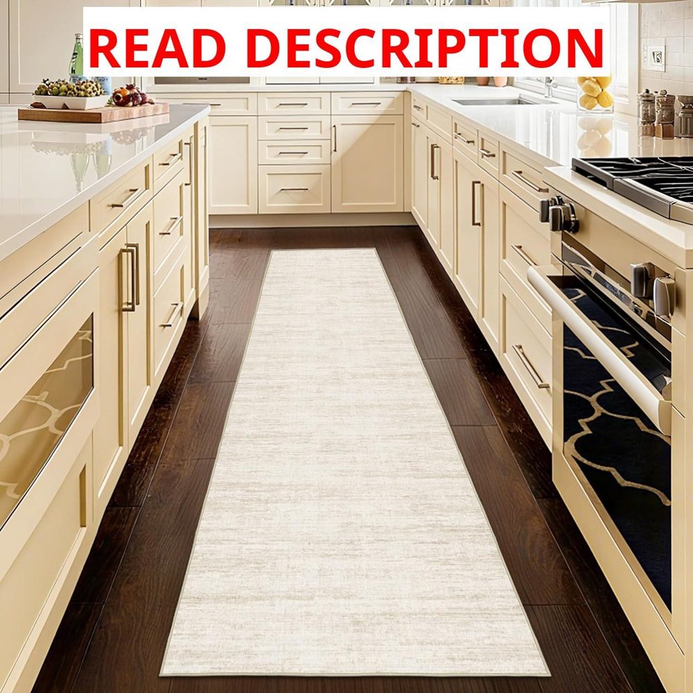 Hallway 2x8 Beige Runner Rug 2'x8'