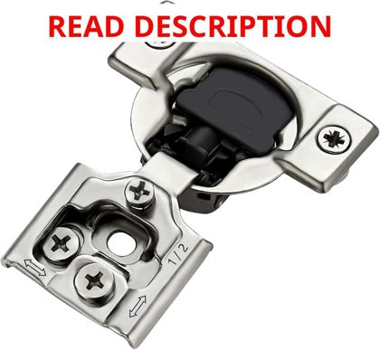 Soft Close 1/2 Inch Overlay Hinges