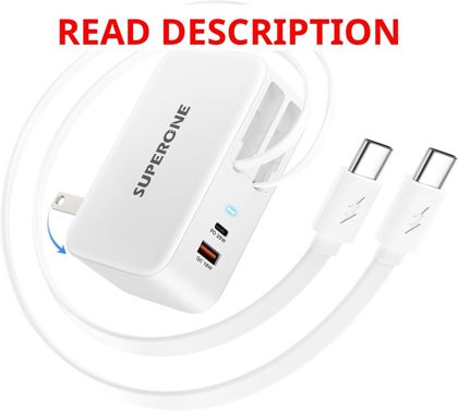 4-in-1 Retractable Wall Charger with USB-C