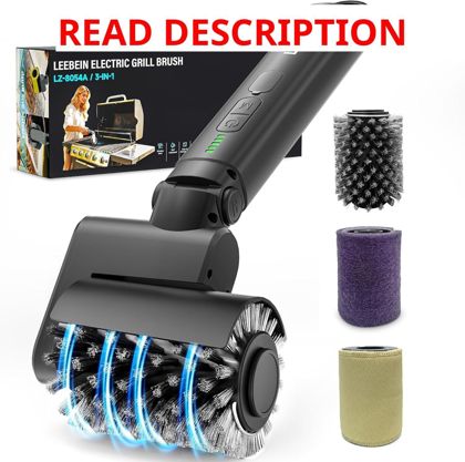 Leebein Electric Grill Brush 3-in-1