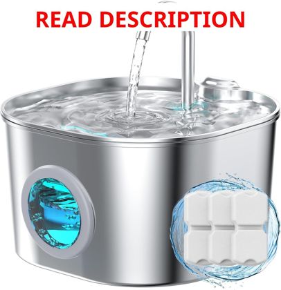 Cat Water Fountain   Stainless Waterer
