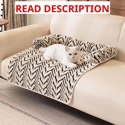 Calming Dog Bed Mat with Neck Support