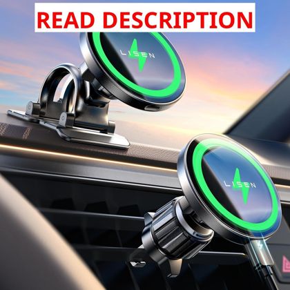 LISEN 15W MagSafe Car Mount Charger