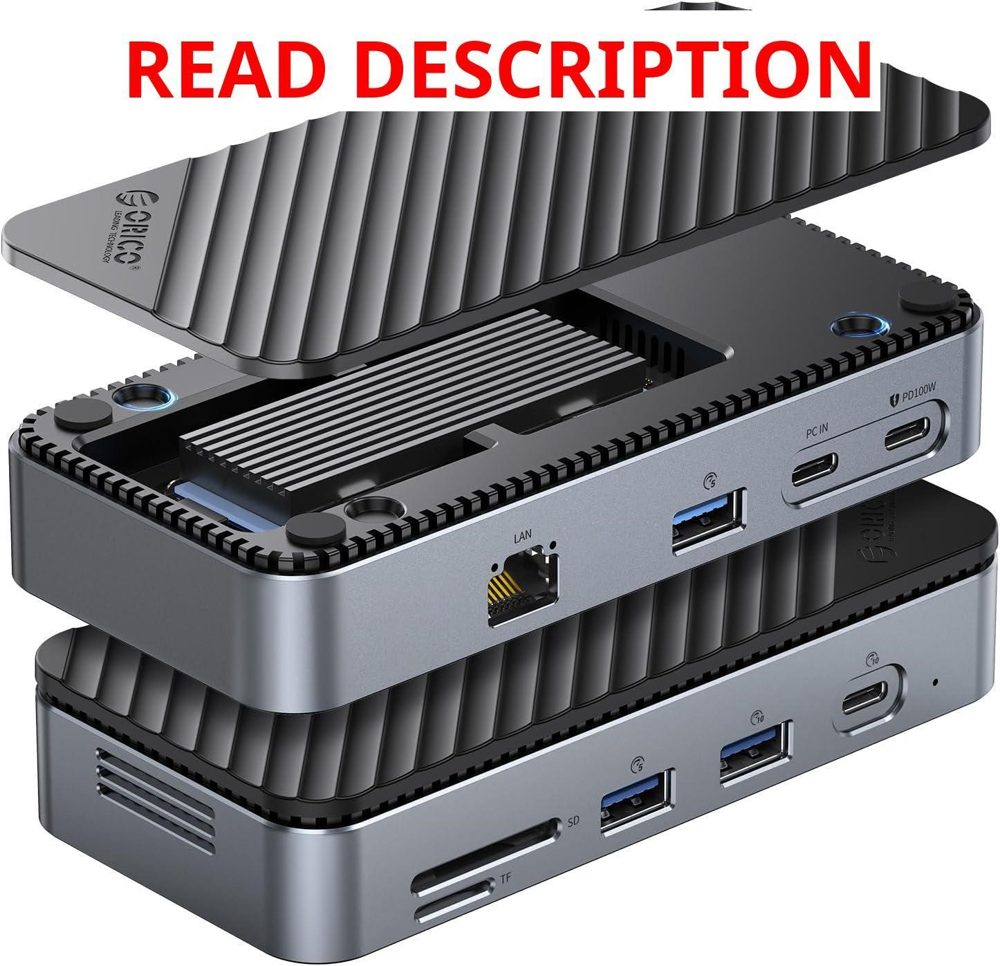 ORICO 9-in-1 USB-C Hub with NVMe Enclosure