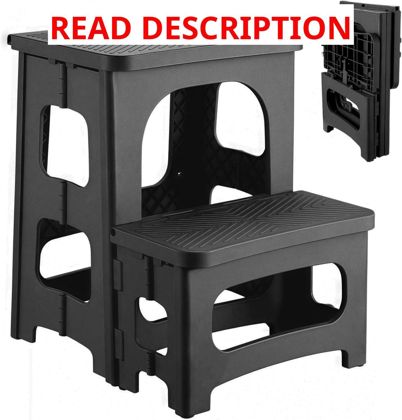 2-Step Foldable Stool 330 lb Capacity