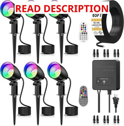 Low Voltage RGBW Spotlight 6Pack