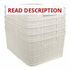 Bino 3-pk Small Rectangle Wheat Bins