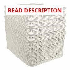 Bino 3-pk Small Rectangle Wheat Bins