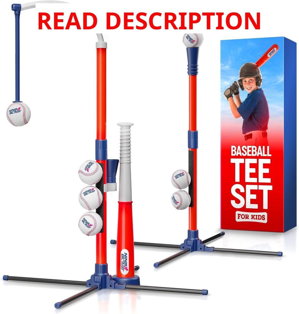 Ninja Blast Tee Ball Set for Kids 3-6