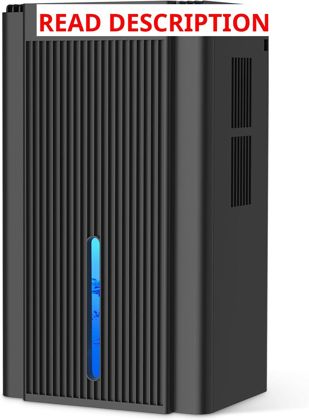 95oz Dehumidifier for 1000 sq ft (Black)