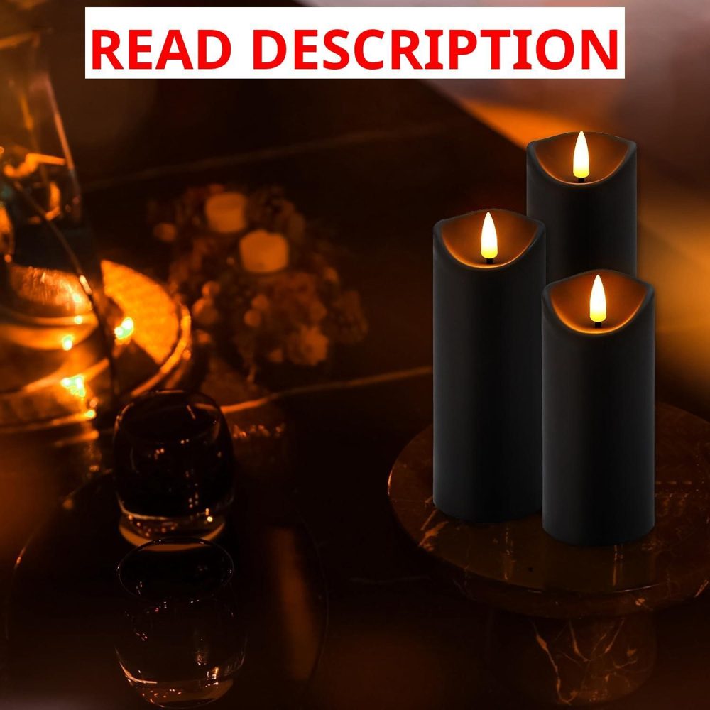 White Flameless LED Candles with Remote