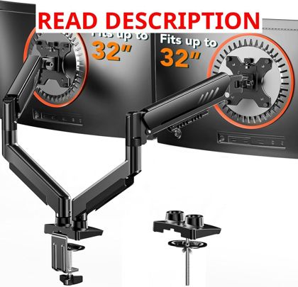 ErGear Dual Monitor Arm 13 32" VESA 100x100