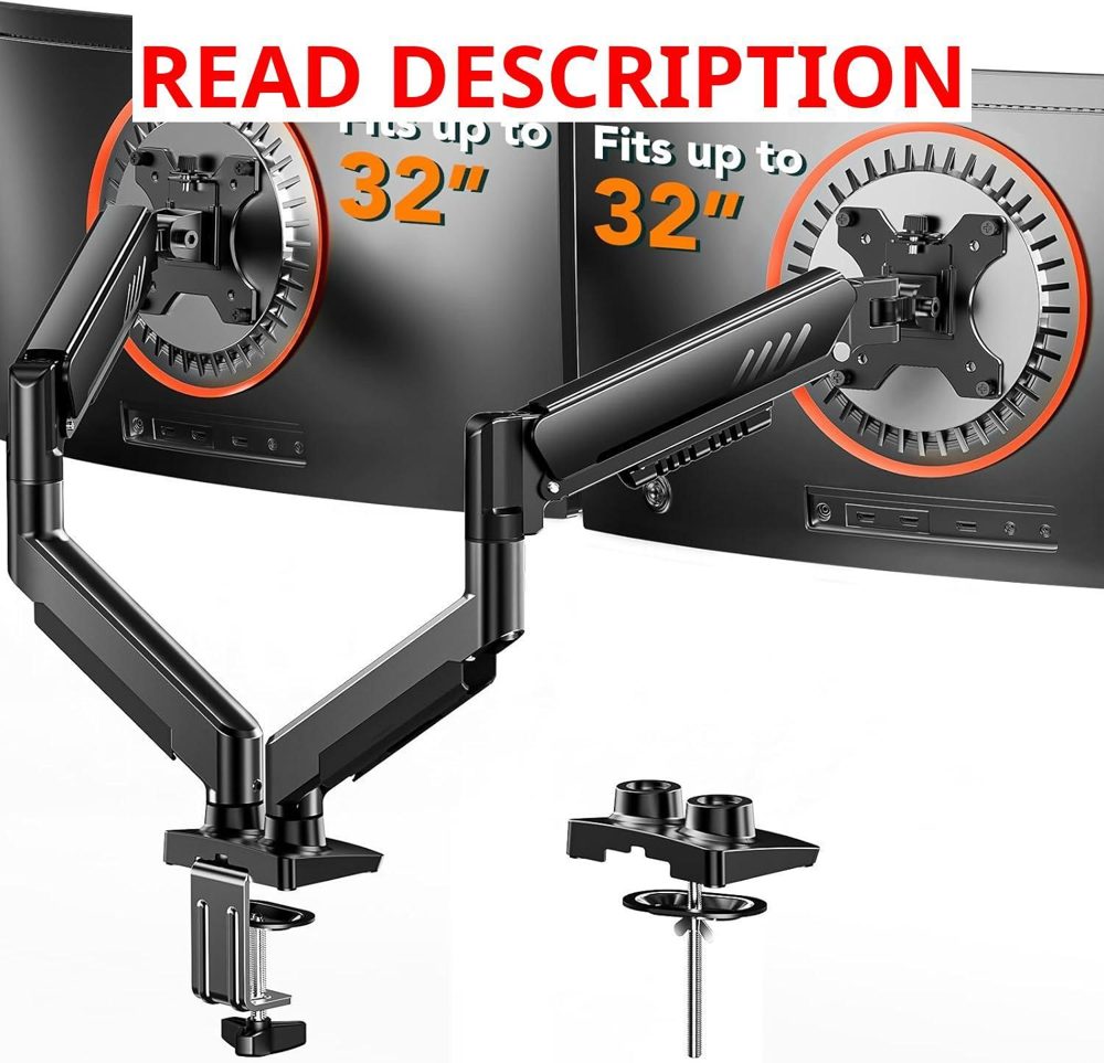 ErGear Dual Monitor Arm 13 32" VESA 100x100