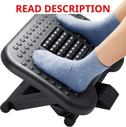 HUANUO Under Desk Foot Rest Adjustable Tilt