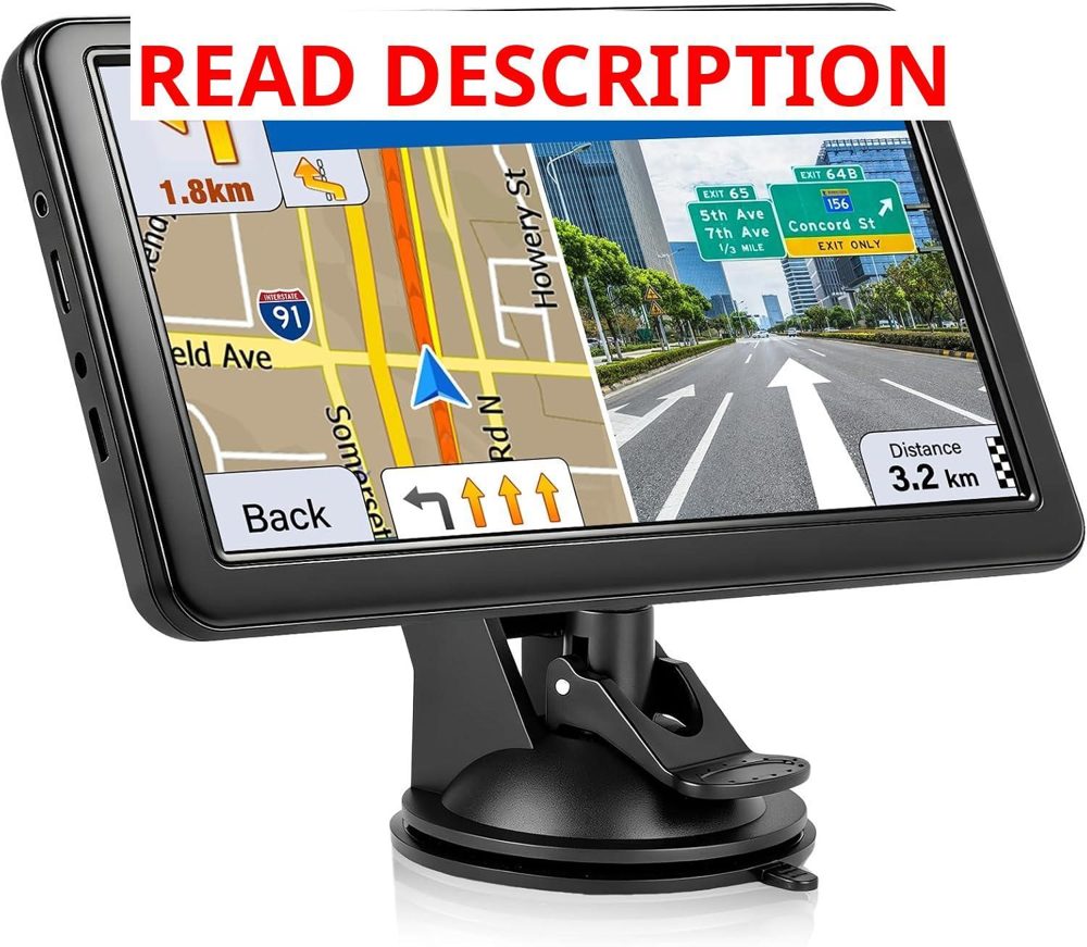 GPS Navigator for Car Truck & RV 7" 2026 Maps