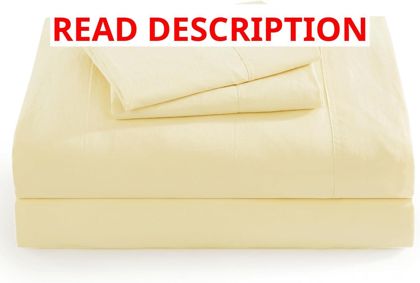Crescent Hospital Twin XL Cotton Sheet Cream