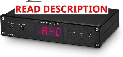 FX-AUDIO 2-Way Speaker/Amplifier Selector Box