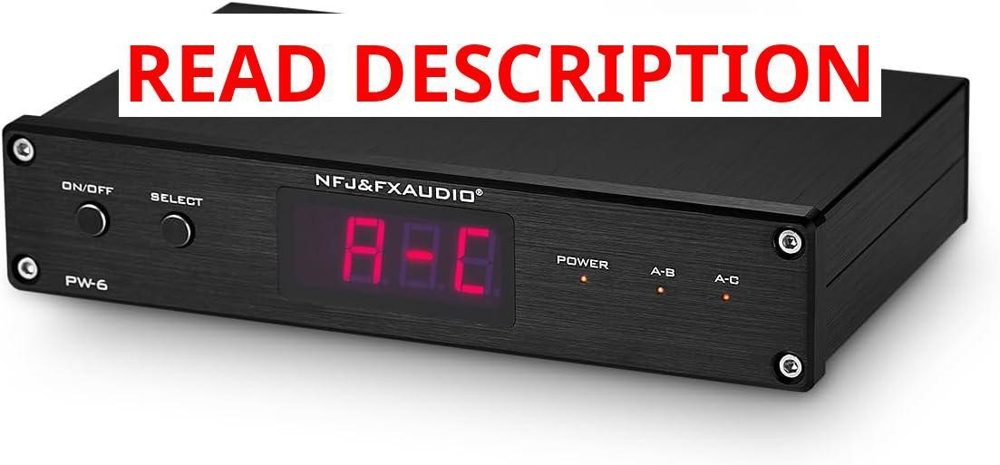 FX-AUDIO 2-Way Speaker/Amplifier Selector Box