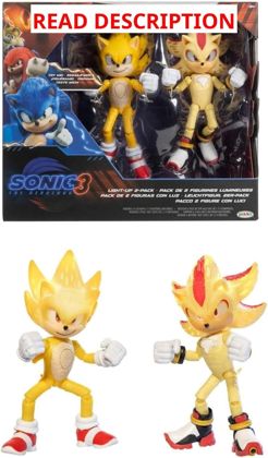JAKKS Sonic Light Up Super Sonic