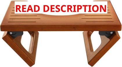 AmazerBath 7" Bamboo Toilet Stool Foldable
