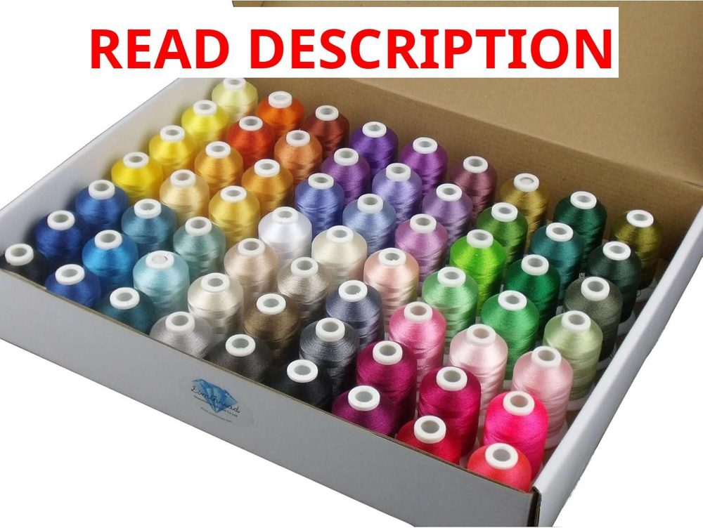 Simthread 63 Colors Embroidery Thread Kit