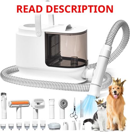 Bunfly Dog Grooming Kit & Hair Vacuum 3.5L