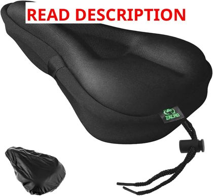 Zacro Gel Padded Bike Seat Cover for Peloton
