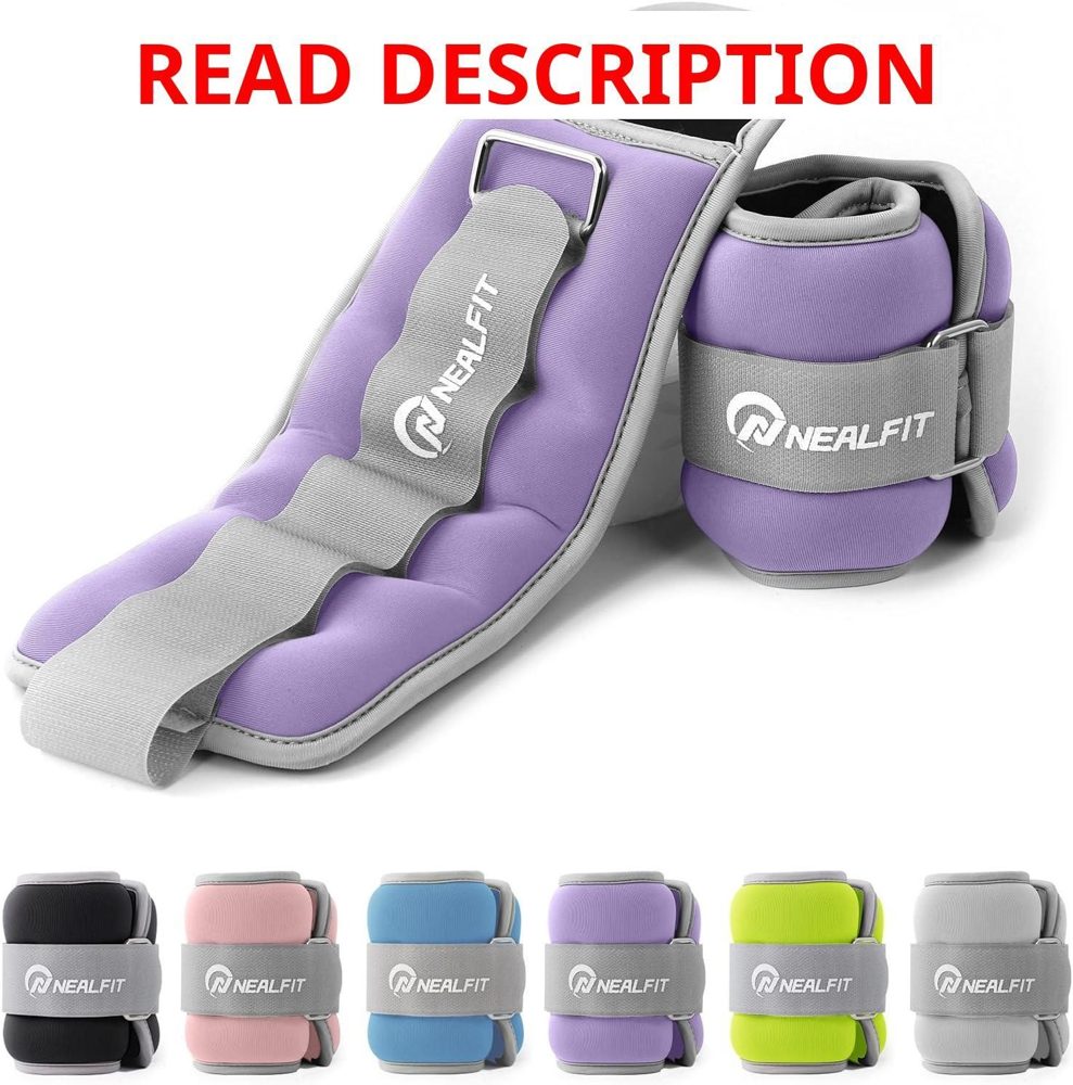 Ankle Weights 1/2/3/4/6/10 LBS Adjustable