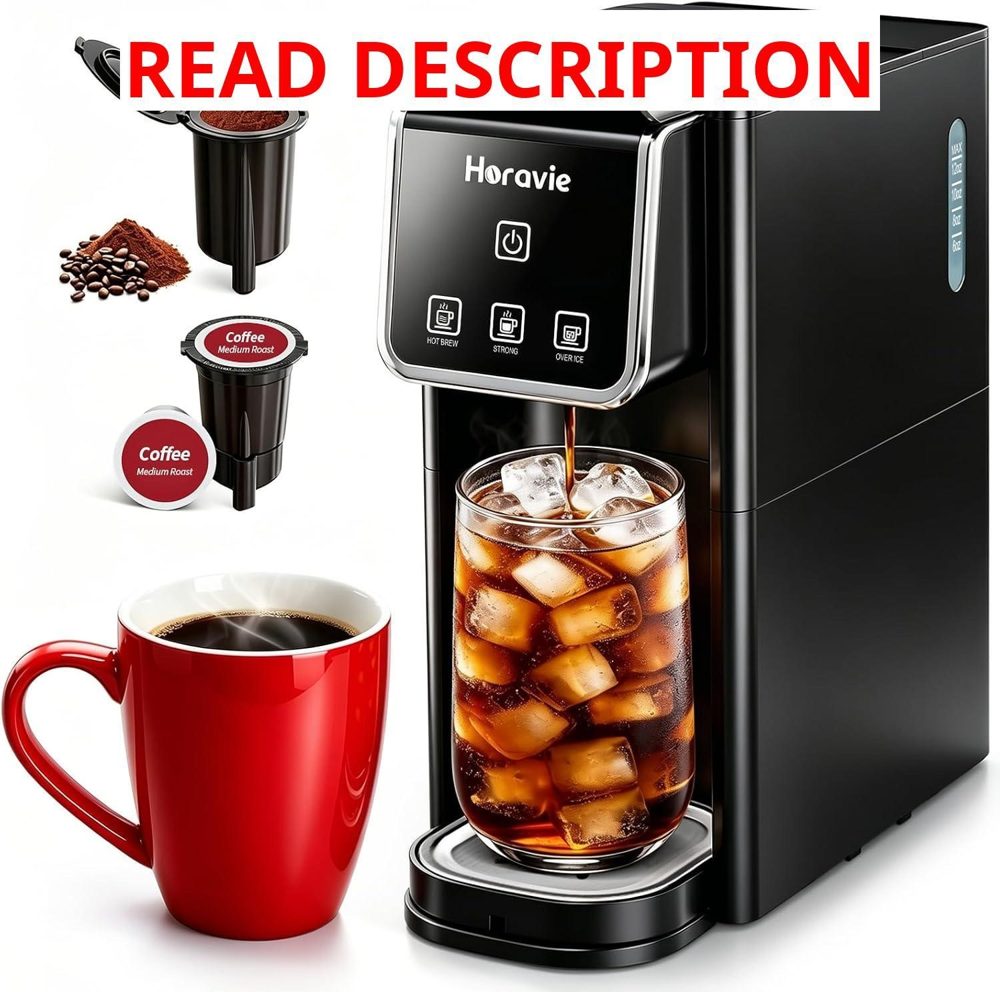 Horavie Single Serve Coffee Maker K-Pod