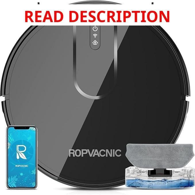 ROPVACNIC Robot Vacuum & Mop 5200Pa Suction