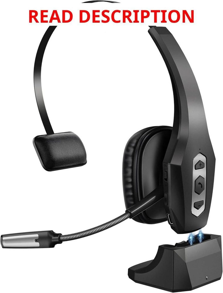 Trucker Bluetooth Headset with Charging Base