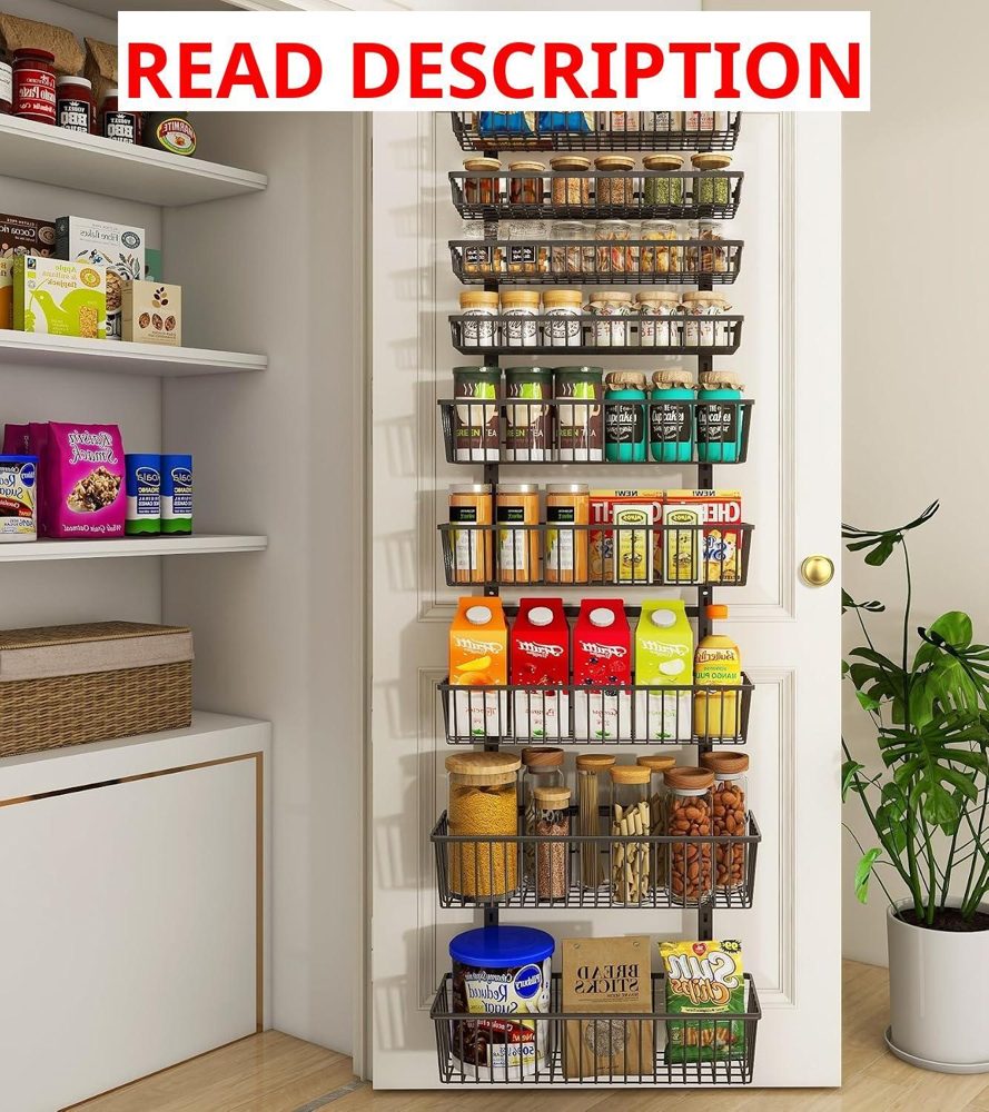 Mefirt 9-Tier Over-The-Door Pantry Organizer