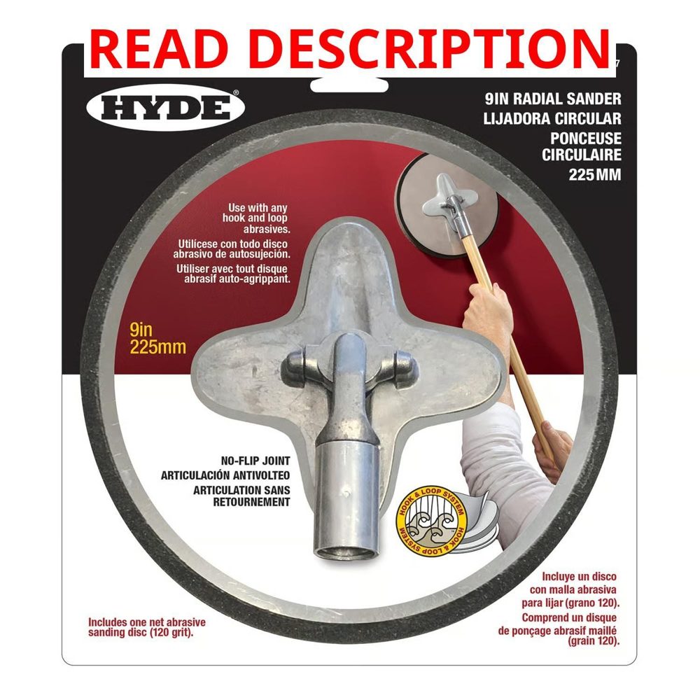 Hyde 120 Grit Disc Sander