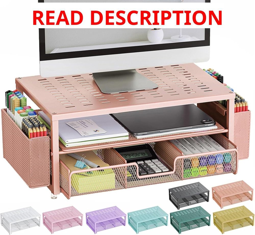 Gianotter Desk Organizer with Monitor Stand