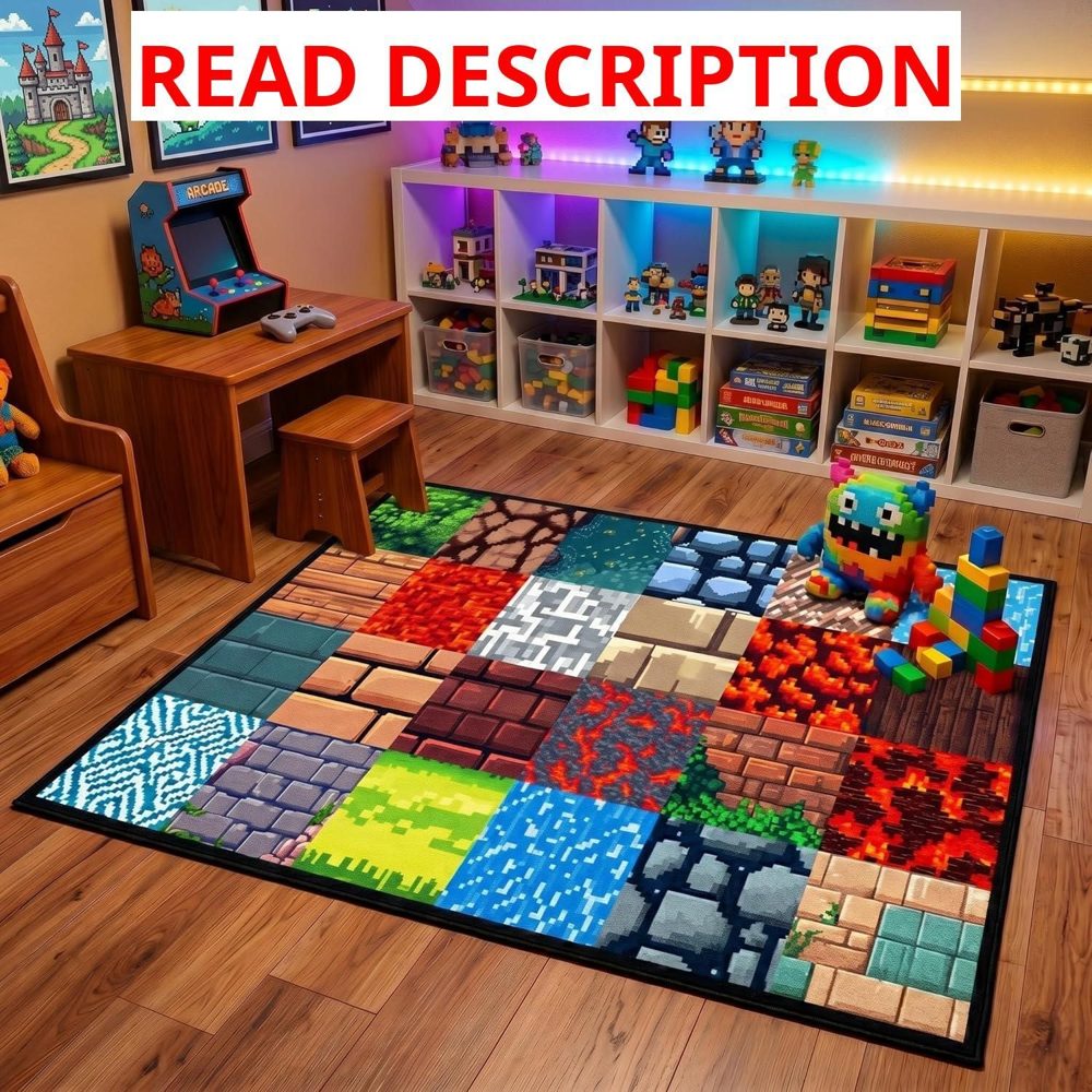 Video Game Room Rug - 2'5"x4' Carpet