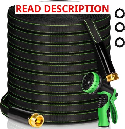 Garden Hose 100 ft 3/4" Brass Fitting